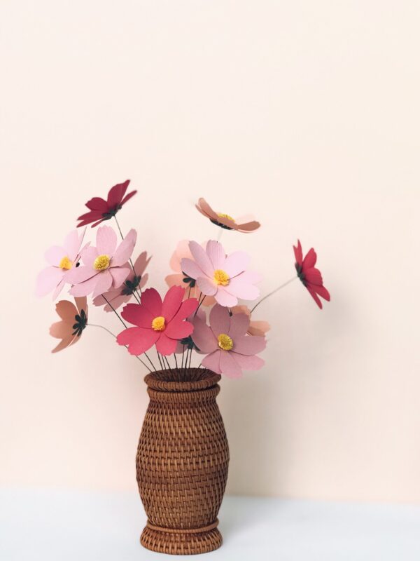 Paper Cosmos Flower Template